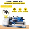 VEVOR Mini Metal Lathe 7x12 Inch Precision Variable Speed 2250RPM 400W Scale Telescopic Sets Metal Wood Working Lathe Automatic 