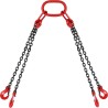 VEVOR Chain Sling, 5/16 inch x 5 ft Lifting Chains with Hooks, G80 Engine Chain Hoist Lifts, 11000 lbs/5 Ton Capacity Lifting Sl