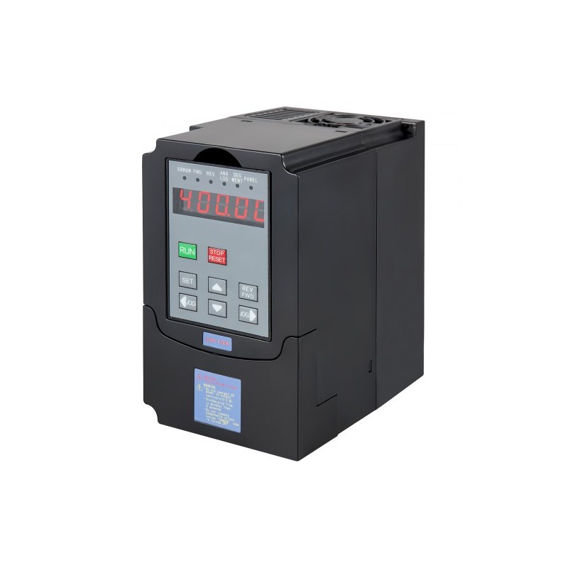 VEVOR VFD Motor Drive 1.5KW VFD Variable Frequency Drive Inverter for Spindle Motor Speed Control 2HP 7A 220-250V (1.5KW 220V)