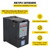 VEVOR VFD Motor Drive 1.5KW VFD Variable Frequency Drive Inverter for Spindle Motor Speed Control 2HP 7A 220-250V (1.5KW 220V)