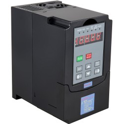 VEVOR VFD Motor Drive 1.5KW VFD Variable Frequency Drive Inverter for Spindle Motor Speed Control 2HP 7A 220-250V (1.5KW 220V)