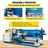 VEVOR 7x14 Inch Metal Lathe 50-2500 RPM 550W Mini Bench Lathe 0.75HP Variable Spindle Speed Milling Machine for Mini Precision P